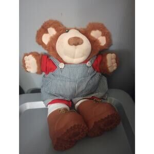 Rare Vintage 1980s Furskins Plush Bears Dudley by Xavier Roberts Coleco Teddy